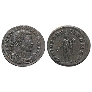 Galerius (Caesar, 293-305). Æ Follis (27mm, ... 