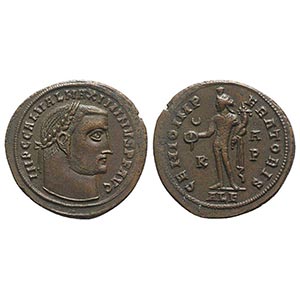 Maximinus II (310-313). Æ Follis (26mm, ... 