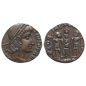 Constantius II (337-361). Æ (14mm, 0.98g, ... 