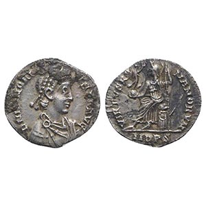 Honorius (395-423). AR Siliqua (16mm, 1.96g, ... 