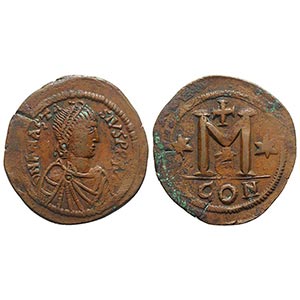 Anastasius I (491-518). Æ 40 Nummi (39mm, ... 
