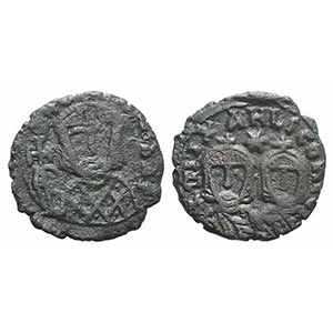 Theophilus (829-842). Æ 40 Nummi (20mm, ... 
