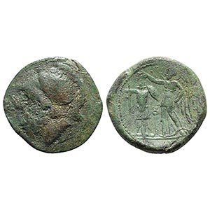 Bruttium, The Brettii, c. 214-211 BC. Æ ... 