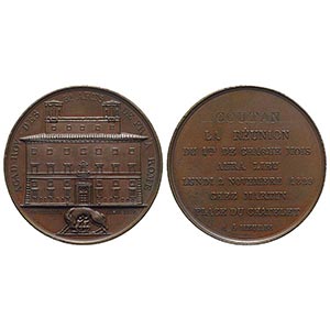France, Bronze Medal 1829 (41mm, 33.34g, ... 