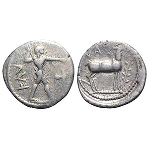 Bruttium, Kaulonia, c. 475-425 BC. AR Drachm ... 
