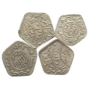 Lot of 4 Islamic AR coins, to be catalog. ... 