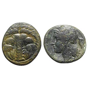 Bruttium, Rhegion, c. 351-280 BC. Æ (20mm, ... 