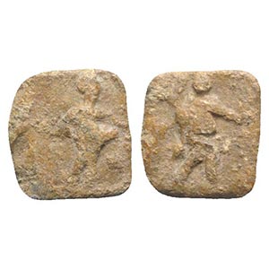 Roman Square PB Tessera, c. 1st century BC - ... 