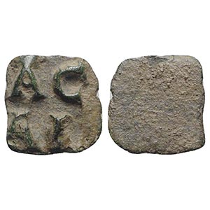 Roman Æ Tessera, c. 1st century BC - 1st ... 