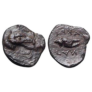 Sicily, Akragas, c. 425-406 BC. Æ (10mm, ... 