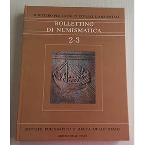 Bollettino di Numismatica No. 2-3 Serie I ... 