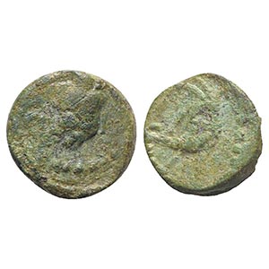 Gaul, Massalia, after 49 BC. Æ (10.5mm, ... 