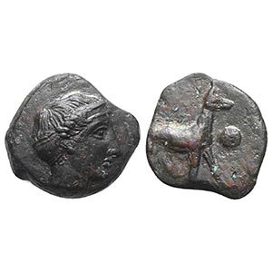 Sicily, Eryx, c. 410-400 BC. Æ Tetras or ... 