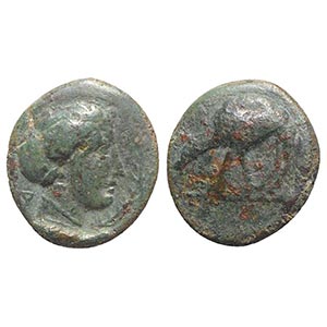 Sicily, Eryx, c. 390-380 BC. Æ (13mm, ... 