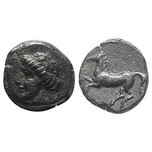Sicily, Eryx, c. 4th century BC. Æ (11mm, ... 