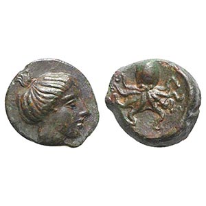 Sicily, Eryx, c. 330-260 BC. Æ (9.5mm, ... 