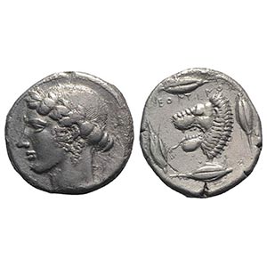 Sicily, Leontini, c. 430-425 BC. AR ... 