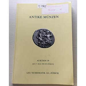 Leu Numismatik Auktion 59 Antike Munzen ... 