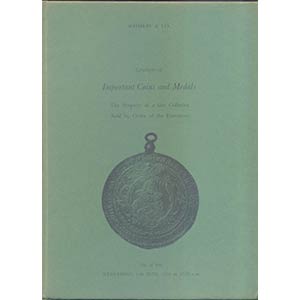 SOTHEBY S CO. Catalogue of important coins ... 