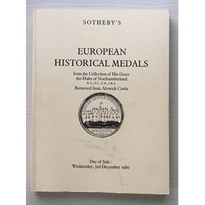 Sothebys European Historical Medals from ... 