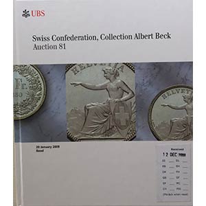 UBS Auction 81 Swiss Confederation, ... 
