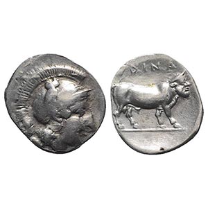 Southern Campania, Hyria, c. 405-395 BC. AR ... 