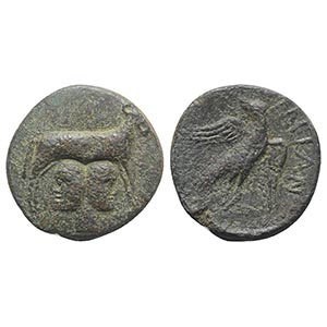 Sicily, Panormos, after 190 BC. Æ (20.5mm, ... 