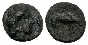 Sicily, Segesta, c. 390-380 BC. Æ Tetras ... 