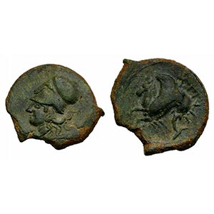 Sicily, Syracuse, 400-390 BC. Æ (22mm, ... 