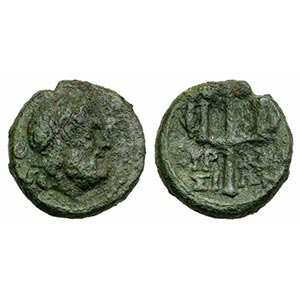 Sicily, Syracuse, c. 214-200 BC. Æ (12mm, ... 