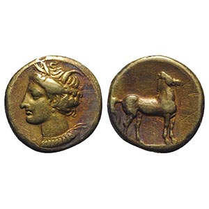 Carthage, c. 320-310 BC. EL Stater (18mm, ... 