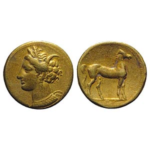 Carthage, c. 310-290 BC. EL Stater (18mm, ... 