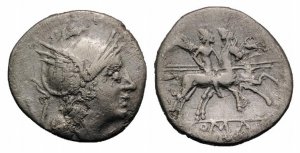 Anonymous, Rome, after 211 BC. AR Quinarius ... 