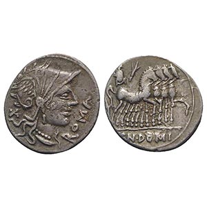 Cn. Domitius Ahenobarbus, Rome, 116-115 BC. ... 