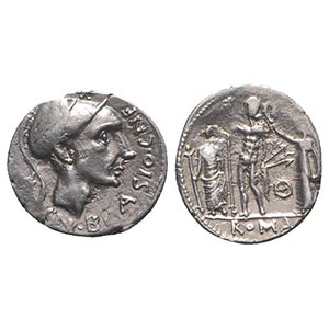 Cn. Blasio Cn.f., Rome, 112-111 BC. AR ... 