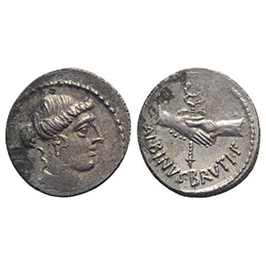 Roman Imperatorial, Albinus Bruti f., Rome, ... 