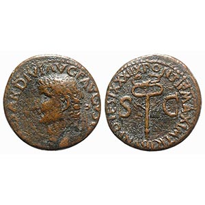 Tiberius (14-37). Æ As (26mm, 9.79g, 12h). ... 