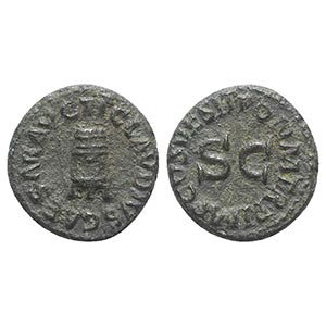 Claudius (41-54). Æ Quadrans (16.5mm, ... 