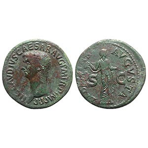 Claudius (41-54). Æ As (29.5mm, 11.16g, ... 