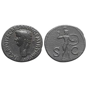 Claudius (41-54). Æ As (30mm, 10.44g, 6h). ... 