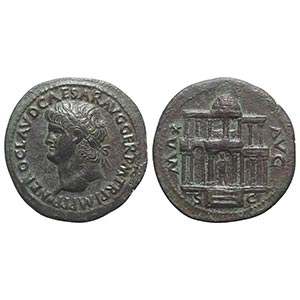 Nero (54-68). Æ Dupondius (31mm, 11.46g, ... 