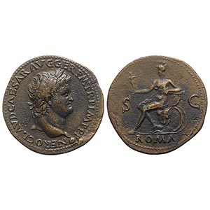 Nero (54-68). Æ Sestertius (35mm, 24.93g, ... 