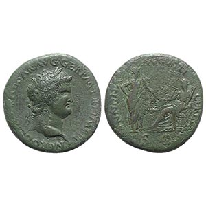 Nero (54-68). Æ Sestertius (33mm, 26.22g, ... 