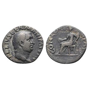 Vitellius (AD 69). AR Denarius (17mm, 3.04g, ... 