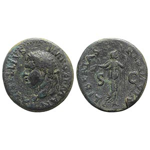 Vitellius (AD 69). Æ As (27.5mm, 10.53g, ... 