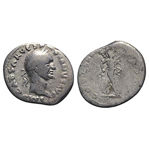 Vespasian (69-79). AR Denarius (19mm, 2.83g, ... 