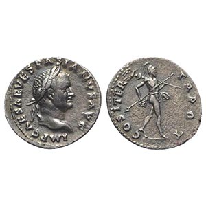 Vespasian (69-79). AR Denarius (19mm, 3.01g, ... 