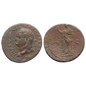 Vespasian (69-79). Æ As (27mm, 8.14g, 6h). ... 