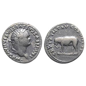 Titus (79-81). AR Denarius (19mm, 3.26g, ... 