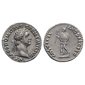 Domitian (81-96). AR Denarius (19mm, 3.44g, ... 